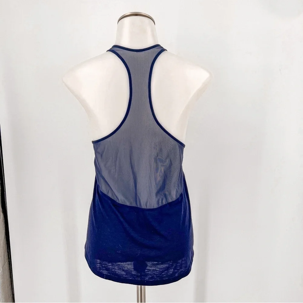 Blue Alo yoga workout tank top